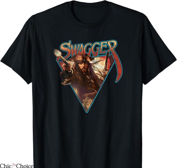 Jack Sparrow T-shirt Caribbean Captain Jack Sparrow Swagger