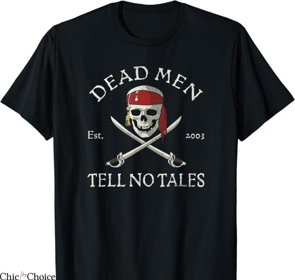 Jack Sparrow T-shirt Caribbean Tell No Tales