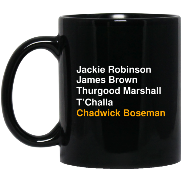 Jackie Robinson James Brown Thurgood Marshall T’Challa Chadwick Boseman Mug