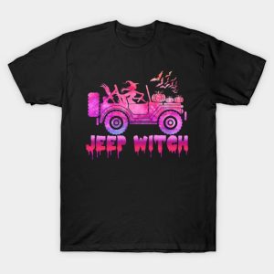 Jeep Witch Pumpkin bats Halloween t-shirt Jeep Witch Pumpkin bats Halloween t-shirt