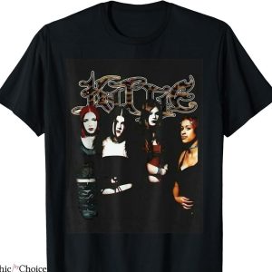 Kittie Band T-shirt Kitties Black Rare Spit