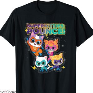 Kittie Band T-shirt SuperKitties Pounce