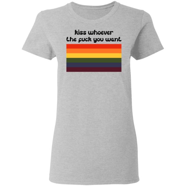 LGBT Kiss Whoever The Fuck You Want T-Shirts, Hoodies, Sweatshirt