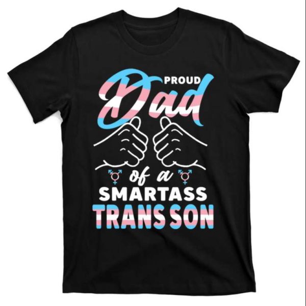 LGBT Shirt Funny Awesome Proud Trans Dad Shirt – The Best Shirts For Dads In 2023 – Cool T-shirts