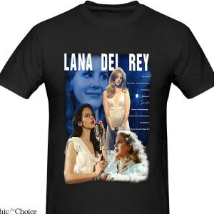 Lana Del Rey Tour T-shirt Band Rush Merch