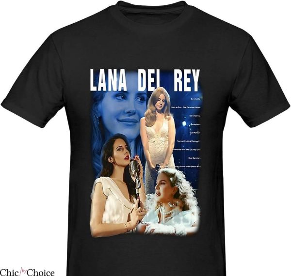 Lana Del Rey Tour T-shirt Band Rush Merch