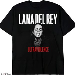 Lana Del Rey Tour T-shirt Black And White