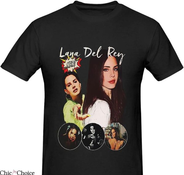 Lana Del Rey Tour T-shirt Fashion Cool Retro Style