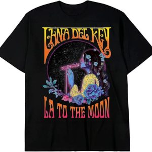 Lana Del Rey Tour T-shirt LA To The Moon