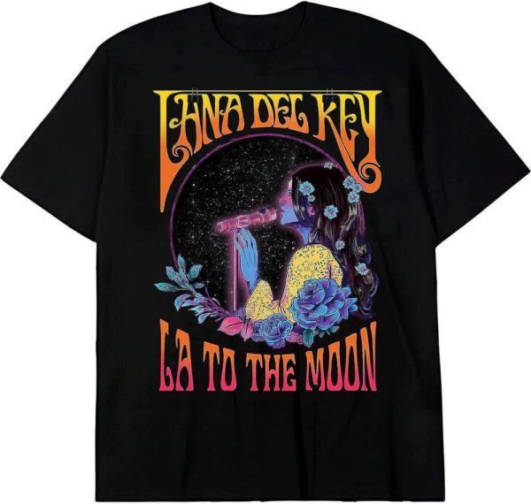 Lana Del Rey Tour T-shirt LA To The Moon
