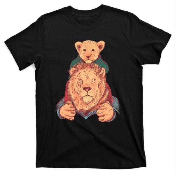 Lion Father And Son Tee Shirt – The Best Shirts For Dads In 2023 – Cool T-shirts