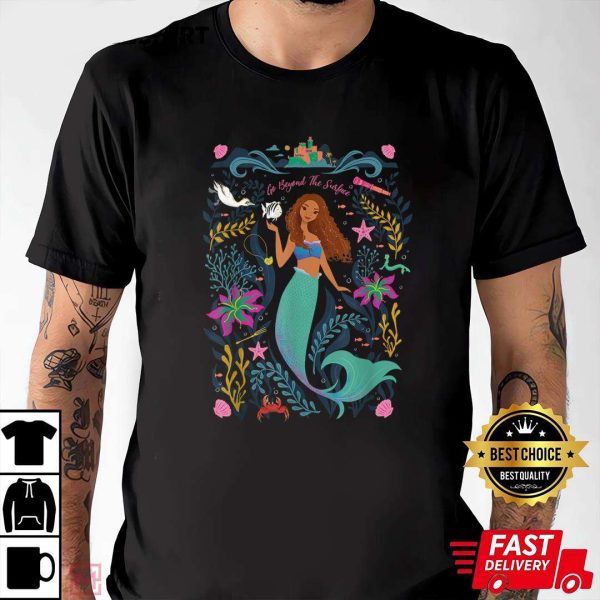 Little Mermaid Ariel Beyond The Surface Disney Dad And Daughter Shirt – The Best Shirts For Dads In 2023 – Cool T-shirts