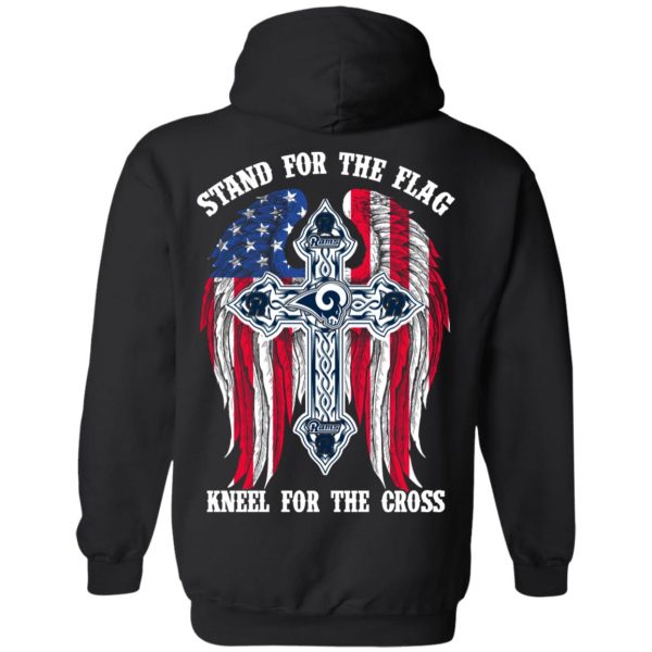 Los Angeles Rams Stand For The Flag Kneel For The Cross T-Shirts, Hoodies, Sweater