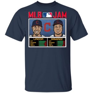 MLB Jam Indians Lindor And Ramirez T-Shirts 2 MLB Jam Indians Lindor And Ramirez T Shirts 11