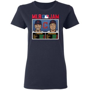 MLB Jam Indians Lindor And Ramirez T-Shirts 6 MLB Jam Indians Lindor And Ramirez T Shirts 3
