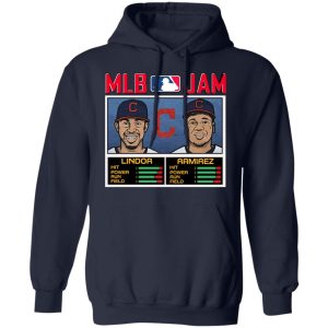 MLB Jam Indians Lindor And Ramirez T-Shirts 10 MLB Jam Indians Lindor And Ramirez T Shirts 7