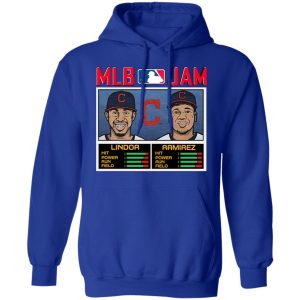 MLB Jam Indians Lindor And Ramirez T-Shirts 12 MLB Jam Indians Lindor And Ramirez T Shirts 9