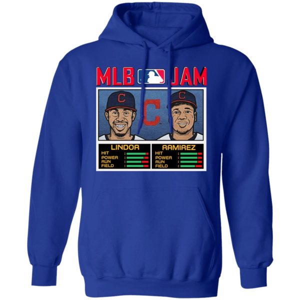 MLB Jam Indians Lindor And Ramirez T-Shirts