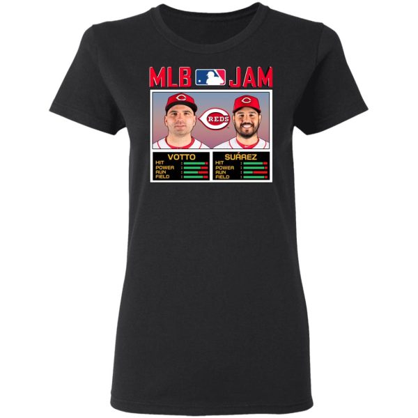 MLB Jam Reds Votto And Suarez T-Shirts