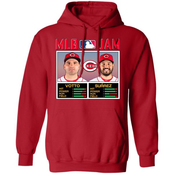 MLB Jam Reds Votto And Suarez T-Shirts