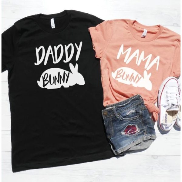 Mama Bunny And Daddy Bunny Easter Shirts – The Best Shirts For Dads In 2023 – Cool T-shirts