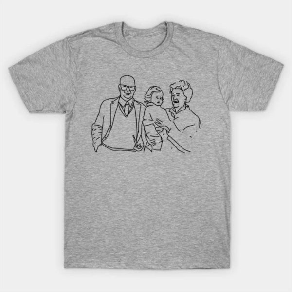 Minimal Portrait of the Artist and Grandparents T-Shirt