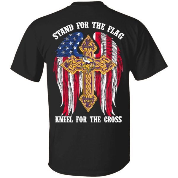 Minnesota Vikings Stand For The Flag Kneel For The Cross T-Shirts, Hoodies, Sweater