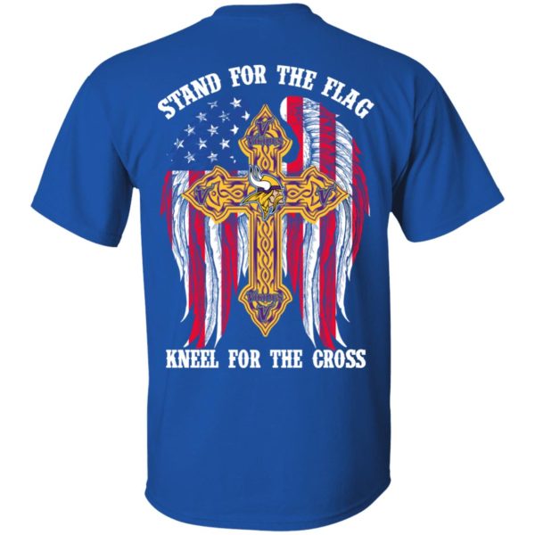 Minnesota Vikings Stand For The Flag Kneel For The Cross T-Shirts, Hoodies, Sweater