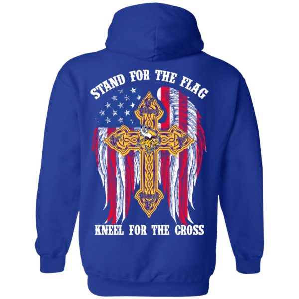 Minnesota Vikings Stand For The Flag Kneel For The Cross T-Shirts, Hoodies, Sweater