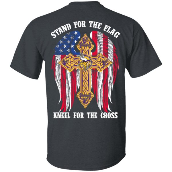 Minnesota Vikings Stand For The Flag Kneel For The Cross T-Shirts, Hoodies, Sweater