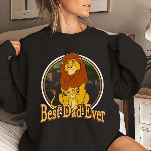 Mufasa And Simba Best Dad Ever – Disney Dad Shirt – The Best Shirts For Dads In 2023 – Cool T-shirts