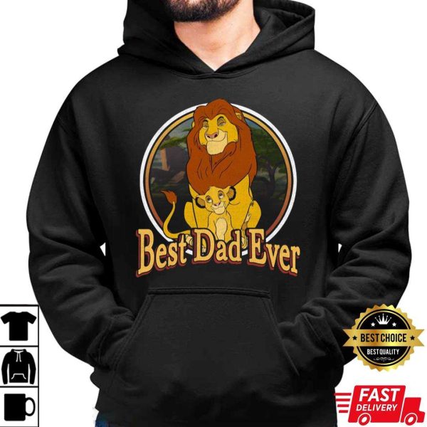 Mufasa And Simba Best Dad Ever – Disney Dad Shirt – The Best Shirts For Dads In 2023 – Cool T-shirts