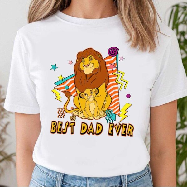 Mufasa Lion King Best Dad Ever Funny Dad Disney Shirts – The Best Shirts For Dads In 2023 – Cool T-shirts