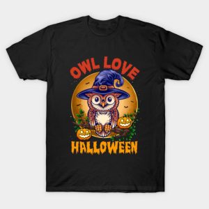 Owl Love Halloween T-Shirt Owl Love Halloween T-Shirt