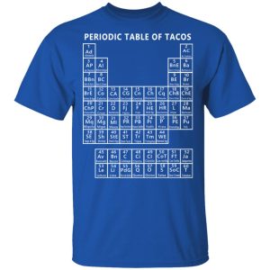 Periodic Table Of Tacos Shirt 12