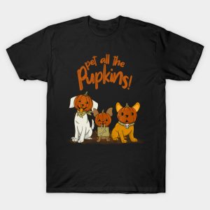 Pet all the Pupkins Halloween T-shirt Pet all the Pupkins Halloween T-shirt