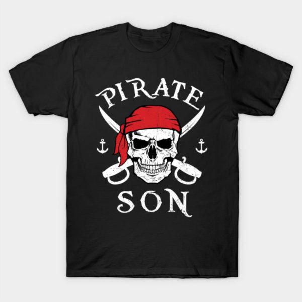 Pirate Son Skull Halloween T-shirt