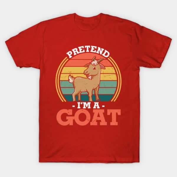 Pretend I’m a Goat Pumpkin vintage Halloween T-shirt