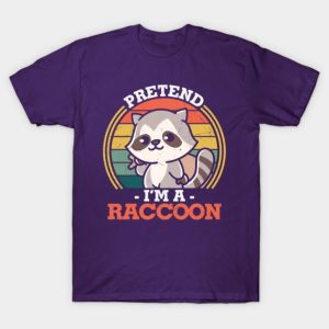 Pretend I’m a Raccoon Pumpkin vintage Halloween T-shirt Pretend I’m a Raccoon Pumpkin vintage Halloween T-shirt
