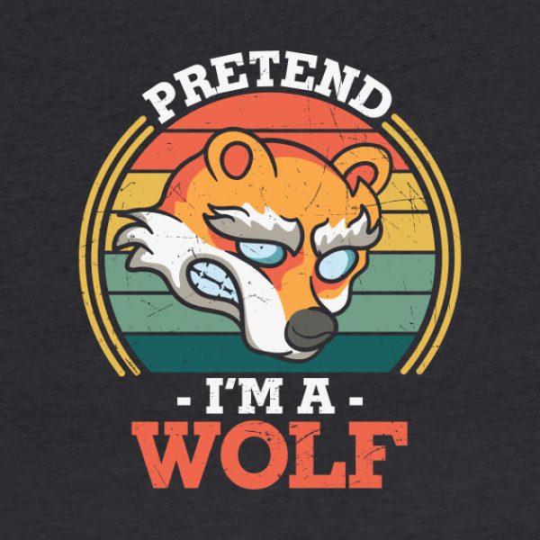 Pretend I’m a Wolf Pumpkin vintage Halloween T-shirt