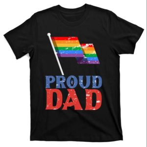 Proud Dad Lgbt Rainbow Gay Pride Month T-Shirt – The Best Shirts For Dads In 2023 – Cool T-shirts Proud Dad Lgbt Rainbow Gay Pride Month T-Shirt – The Best Shirts For Dads In 2023 – Cool T-shirts