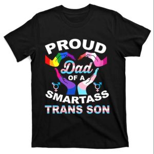 Proud Dad Of A Smartass Trans Son – Proud Dad Shirt Lgbt – The Best Shirts For Dads In 2023 – Cool T-shirts Proud Dad Of A Smartass Trans Son – Proud Dad Shirt Lgbt – The Best Shirts For Dads In 2023 – Cool T-shirts