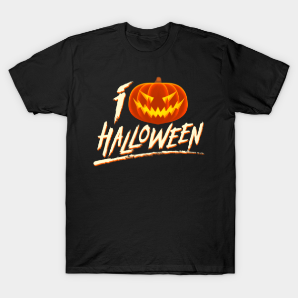 Pumpkin I Love Halloween T-Shirt