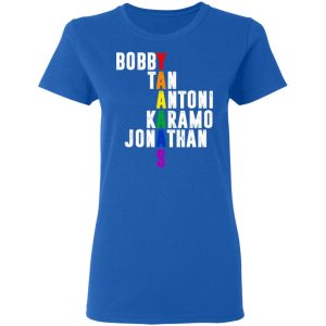 Queer Eye Yaaas Fab 5 Names LGBT T Shirts 4