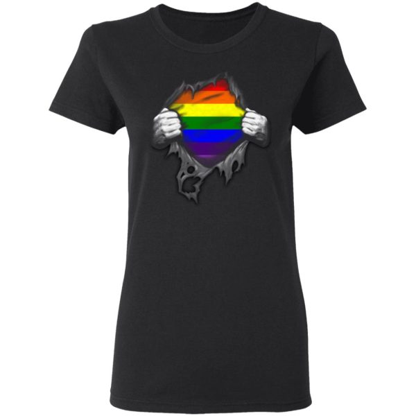 Rainbow Lesbian Gay Pride LGBT Super Strong T-Shirts