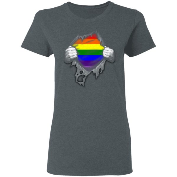 Rainbow Lesbian Gay Pride LGBT Super Strong T-Shirts