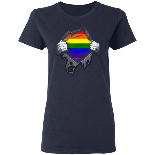 Rainbow Lesbian Gay Pride LGBT Super Strong T-Shirts