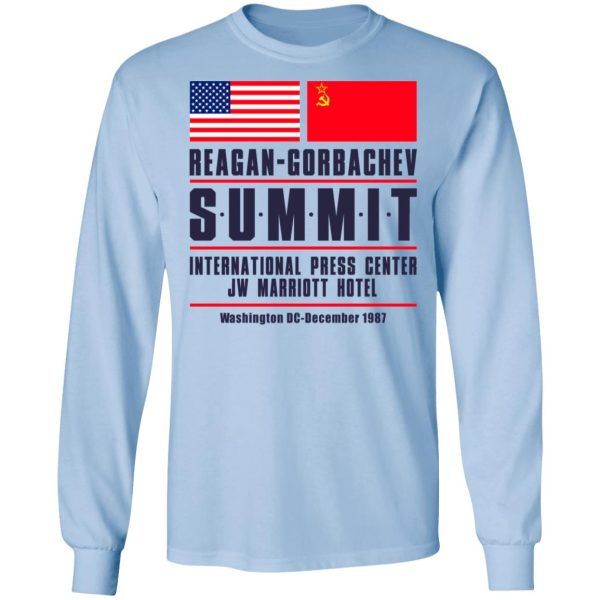 Reagan-Gorbachev Summit International Press Center Jw Marriot Hotel T-Shirts