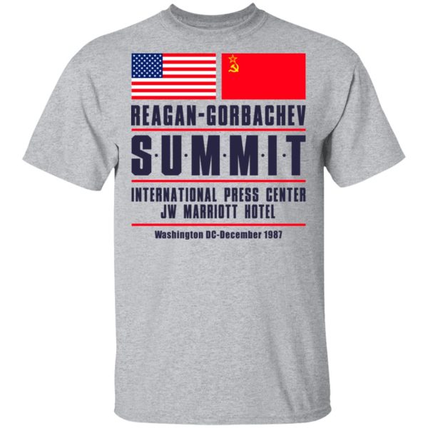 Reagan-Gorbachev Summit International Press Center Jw Marriot Hotel T-Shirts