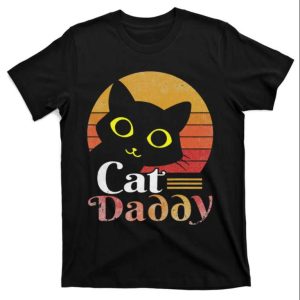 Retro Cat Daddy T-Shirt With 80s 90s Style – Featuring Cool Cat Sunglasses – The Best Shirts For Dads In 2023 – Cool T-shirts Retro Cat Daddy T-Shirt With 80s 90s Style – Featuring Cool Cat Sunglasses – The Best Shirts For Dads In 2023 – Cool T-shirts